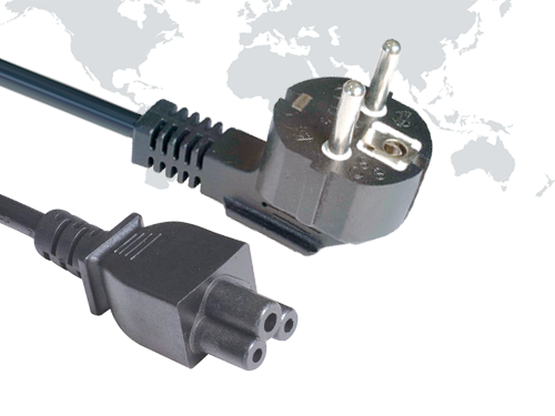 Europe-plug SCHUKO Power Cords EU03 to IEC C5